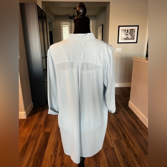 LISA RINNA TWIST FRONT TOP WITH CAMI - chambray blue - - Picture 4 of 5